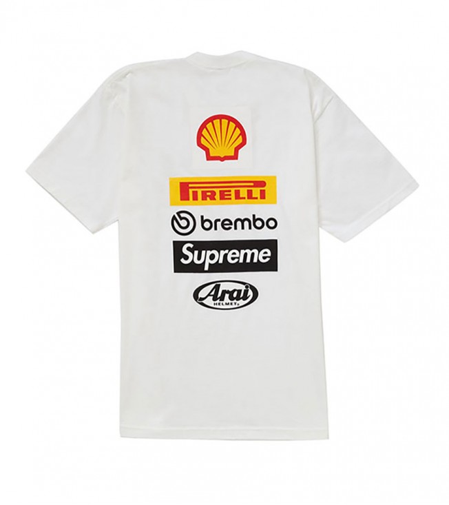 Футболка Supreme Ducati Logo Tee White