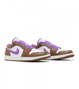 Jordan 1 Low Purple Mocha - Фото №2