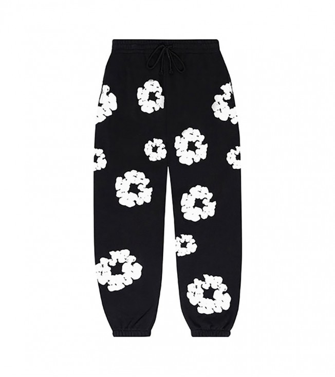 Штаны Denim Tears The Cotton Wreath Sweatpants Black