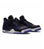 Кроссовки Jordan 4 Retro Black Rush Violet (GS)