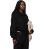 Худи Fear Of God Essentials Black Holiday Heavy Waffle 90s Hoodie