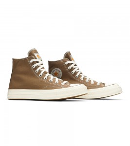 Кроссовки Converse Chuck Taylor All Star 70 Hi Carhartt Hamilton Brown - Фото №2