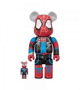 Bearbrick Marvel Spider-Man Across the Spiderverse Spider-Punk 100% & 400% Set
