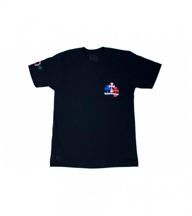 Футболка Chrome Hearts Multi Color Cross Cemetery T-shirt Black