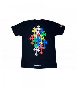 Футболка Chrome Hearts Multi Color Cross Cemetery T-shirt Black - Фото №2
