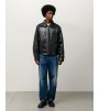 Куртка Stussy Garage Jacket Leather Black
