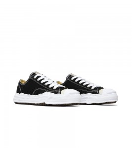 Maison Mihara Yasuhiro Hank OG Sole Canvas Low Black - Фото №2
