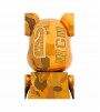Bearbrick x BAPE Camo Shark 1000% Gold