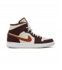Jordan 1 Mid SE Brown Basalt Oatmeal WMNS