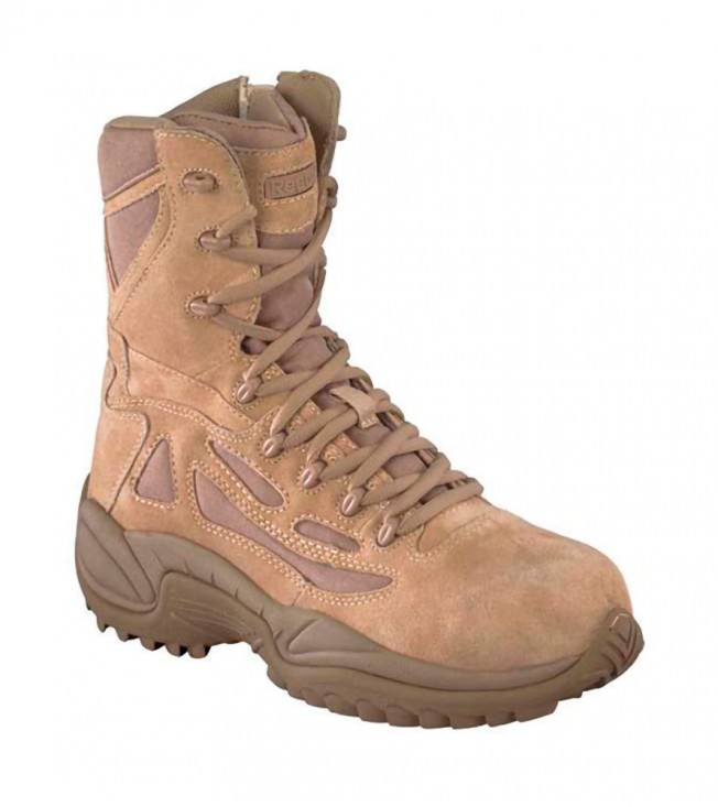 Женские Reebok 8" Rapid Response RB Composite Toe Side-Zip Boots