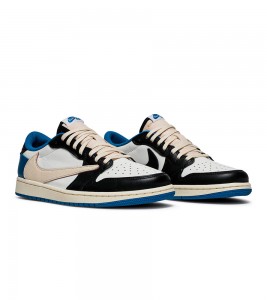 Кроссовки Jordan 1 Low Fragment x Travis Scott - Фото №2