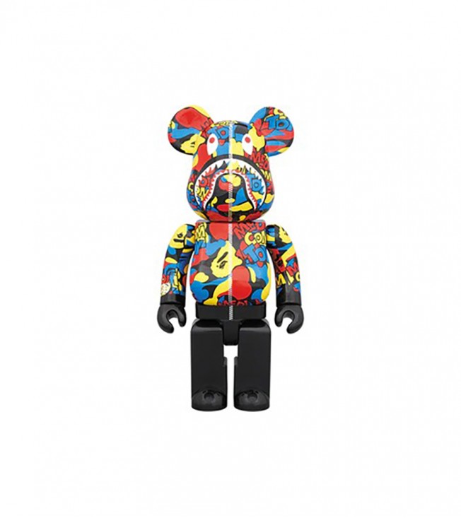 Bearbrick BAPE Camo Shark 400%