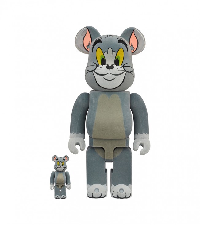 Bearbrick Tom and Jerry: Tom Flocky 100% & 400%