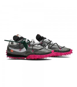 Off-White x Nike Wmns Waffle Racer Fuchsia - Фото №2