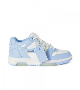 OFF-WHITE Out Of Office OOO Light Blue White WMNS
