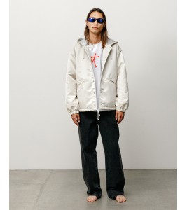 Куртка Stussy Hooded Coaches Jacket Bone