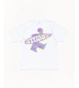 Футболка Stussy Dot Surf Puff Print Tee White - ???? ?20