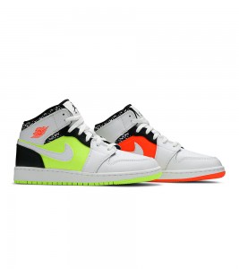 Кроссовки Air Jordan 1 Mid Composition Notebook GS - ???? ?20