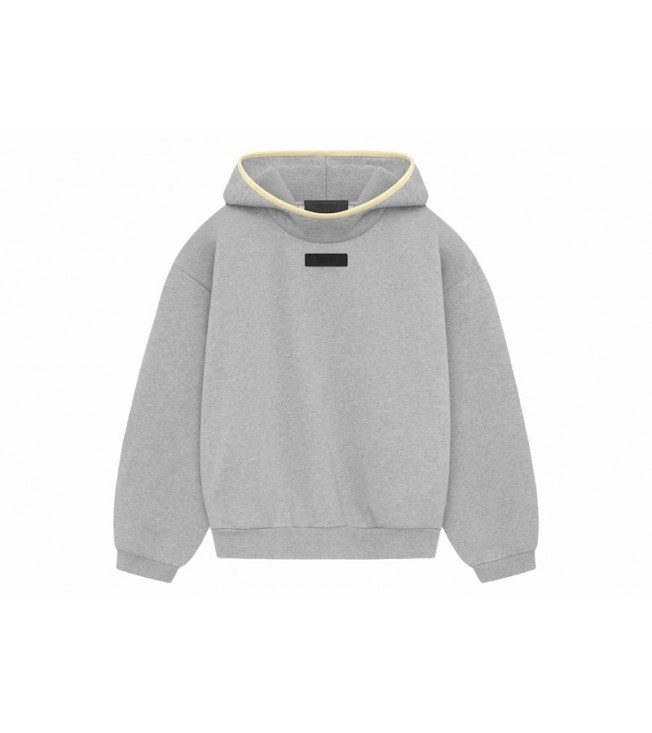 Худи Fear of God Essentials Hoodie Light Heather Grey/Garden Yellow