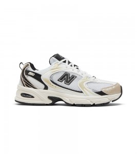 New Balance 530 White Light Gold Metallic