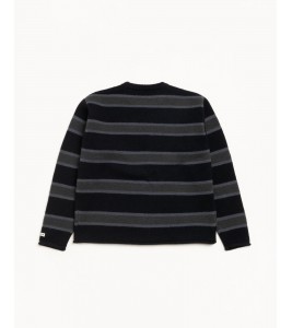 Свитер Stussy Striped Wool Sweater Black - Фото №2