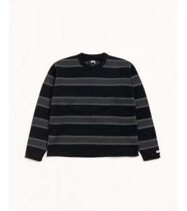 Свитер Stussy Striped Wool Sweater Black