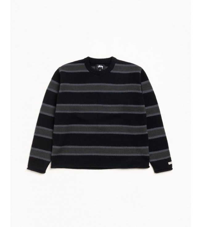 Свитер Stussy Striped Wool Sweater Black