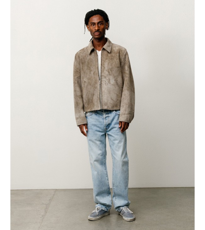Куртка Stussy Garage Jacket Suede Suede