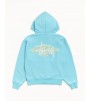 Худи Stussy Basic Diamond Zip Hoodie Teal