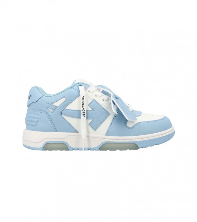Off-White Out Of Office Calf Leather White Baby Blue