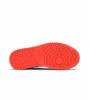 Кроссовки Jordan 1 Mid Hot Punch Black WMNS