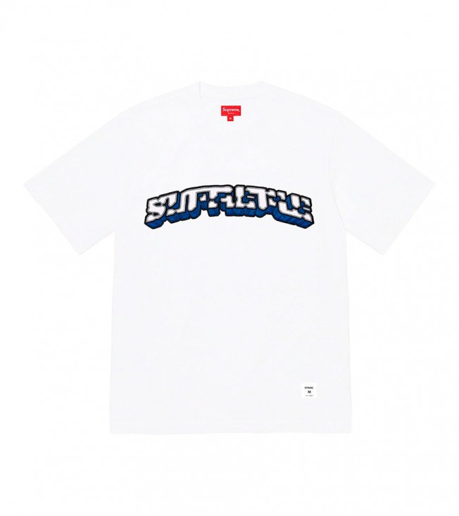 Supreme Block Arc S/S Top White