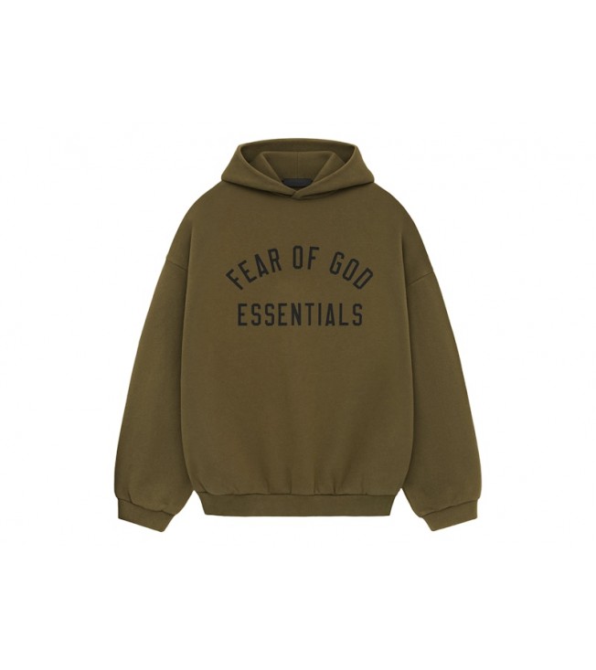 Худи Fear of God Essentials Fleece Hoodie Olive