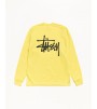 Лонгслив Stussy Basic Stüssy Ls Tee Lemon