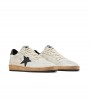 Golden Goose Ball-Star Low White Nappa Black Star