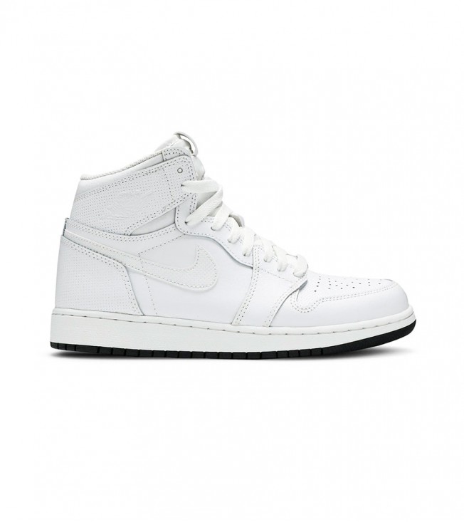 Кроссовки Air Jordan 1 Retro High Perforated White GS