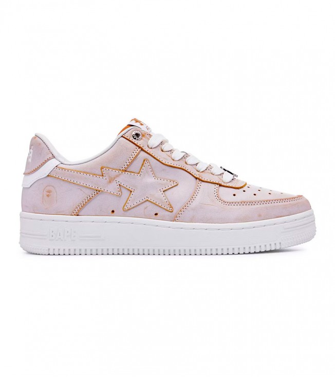 A Bathing Ape Bape Sta Wear Away Paint Beige