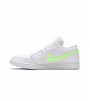 Кроссовки Air Jordan 1 Low White Multi-Color Swoosh