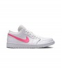 Кроссовки Air Jordan 1 Low White Multi-Color Swoosh