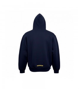Худи Chrome Hearts Logo Hoodie Navy - Фото №2