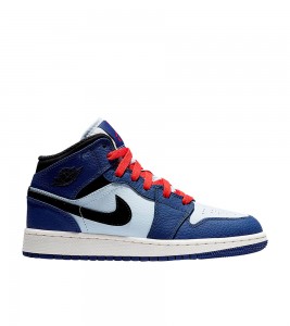 Кроссовки Air Jordan 1 Mid Se Deep Royal GS