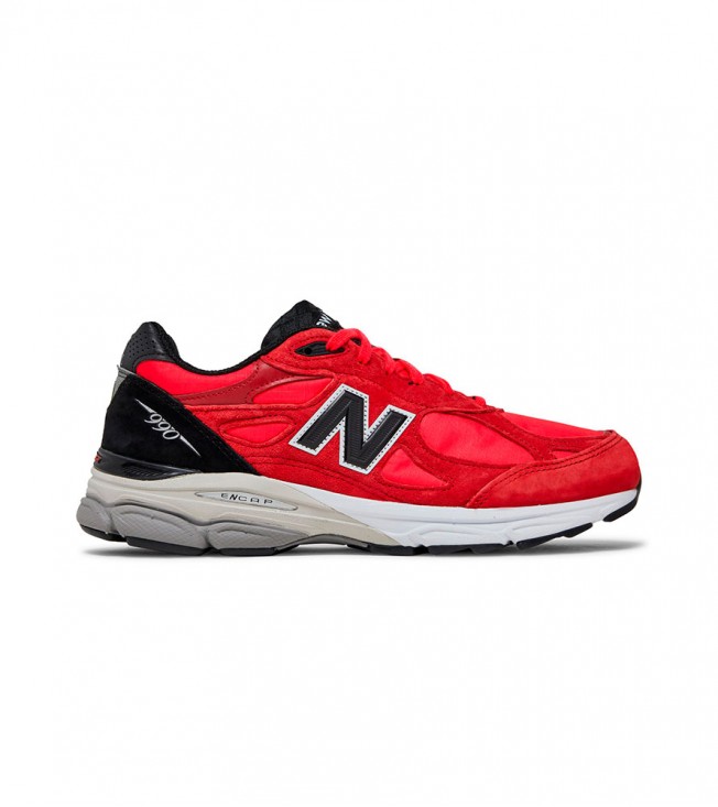 New Balance 990v3 MiUSA Red Suede