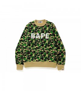 Свитшот BAPE ABC Camo BAPE Crewneck Green