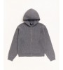 Свитер Stussy Waffle Cashmere Zip Hood Sweater Charcoal