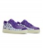 Nike Air Force 1 Low '07 QS Purple Skeleton Halloween