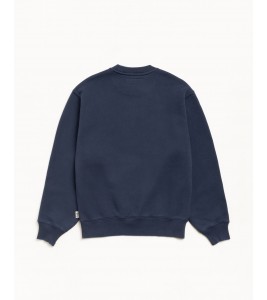 Свитшот Stussy Fleece Crew Navy - Фото №2