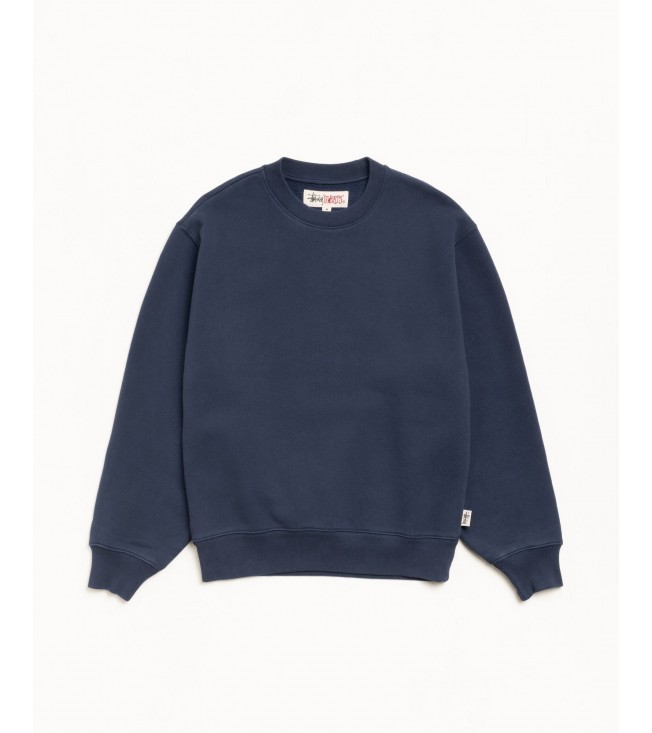 Свитшот Stussy Fleece Crew Navy