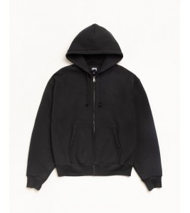 Худи Stussy Basic Stüssy Zip Hoodie Black - 1975000-black - Купить