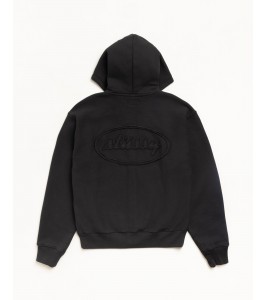 Худи Stussy Cursive Applique Zip Hoodie Black - Фото №2