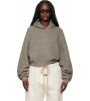 Худи Fear Of God Essentials Brown Holiday Heavy Waffle 90s Hoodie